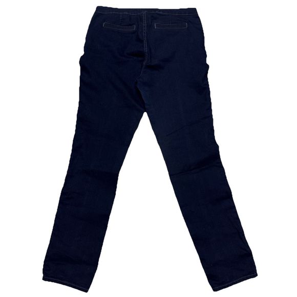 NYDJ Womens Size 12  Blue Denim Ankle Skinny Fit Stretch Legging Pant Trouser - Picture 2 of 9